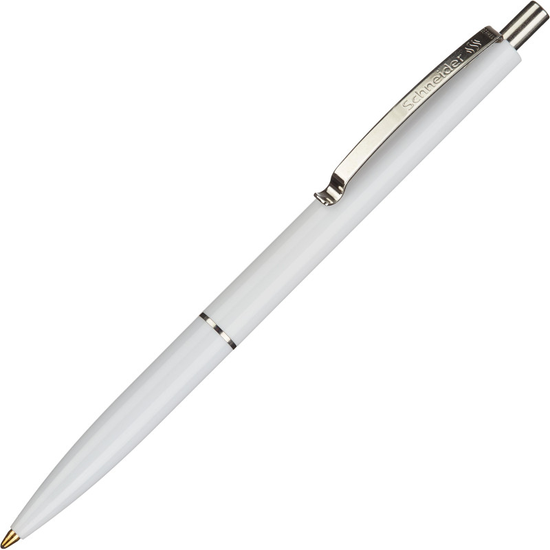 Ручка шариковая автоматическая Schneider "K15" синяя, 1,0мм, корпус белый, ш/к 130820