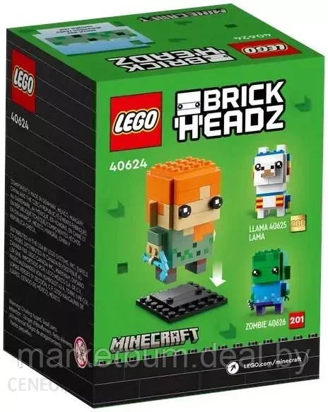 Конструктор LEGO BrickHeadz 40624, Алекс - фото 4 - id-p216932373