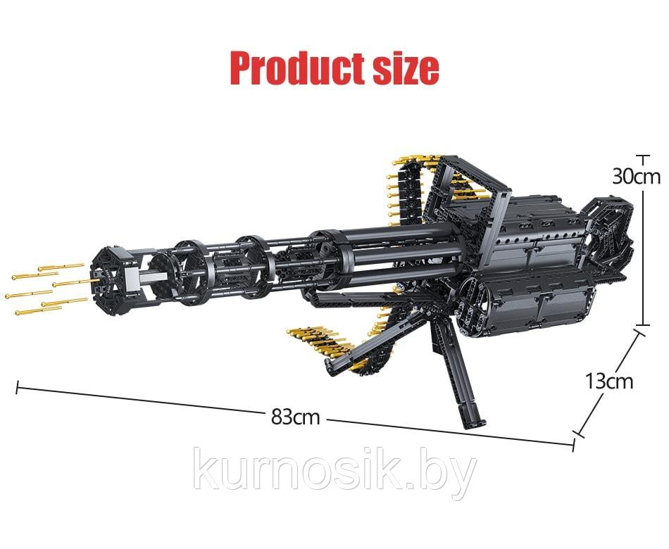 Конструктор 86001 Пулемет Гатлинга, 1524 деталей - фото 4 - id-p216932371