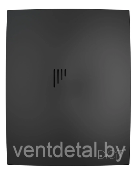 Вентилятор бытовой D100 BREEZE 4C Matt black DICITI + обратный клапан