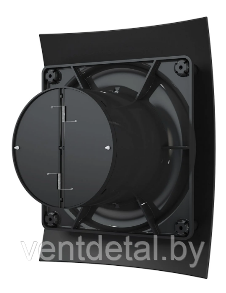 Вентилятор бытовой D100 BREEZE 4C Matt black DICITI + обратный клапан - фото 4 - id-p216939583