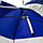 Палатка зимняя зонт СЛЕДОПЫТ (150х200), Oxford 210D PU 1000, S по полу 1,9 кв.м, цв синий/белый, арт. PF-TW-34, фото 5