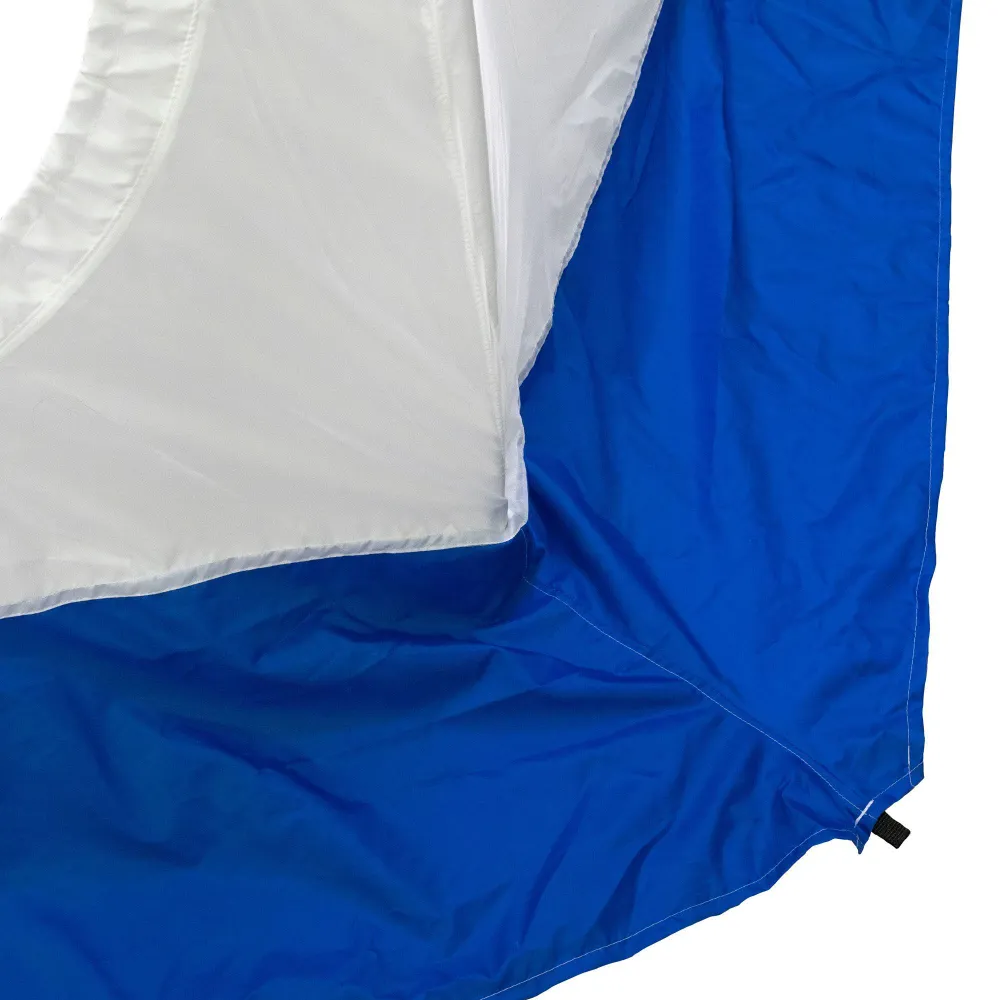 Палатка зимняя зонт СЛЕДОПЫТ, Oxford 210D PU 1000, S по полу 3,6 кв.м, цв. синий/белый - фото 7 - id-p216939673