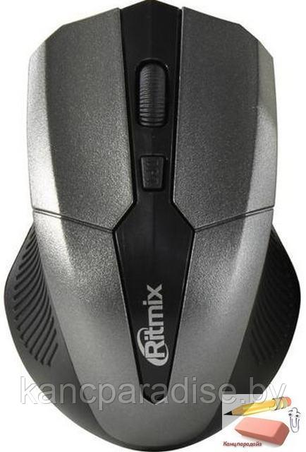 Мышь оптическая беспроводная Ritmix RMW-560, USB, black-grey, арт.RMW-560 black-grey - фото 2 - id-p216940971