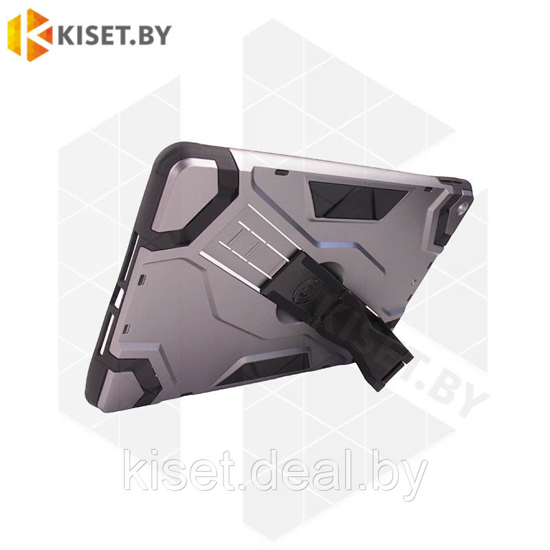 Гибридный противоударный чехол KST Hard Cover для Samsung Galaxy Tab A 10.1 2019 (SM-T510 / T515) серый - фото 1 - id-p216940937