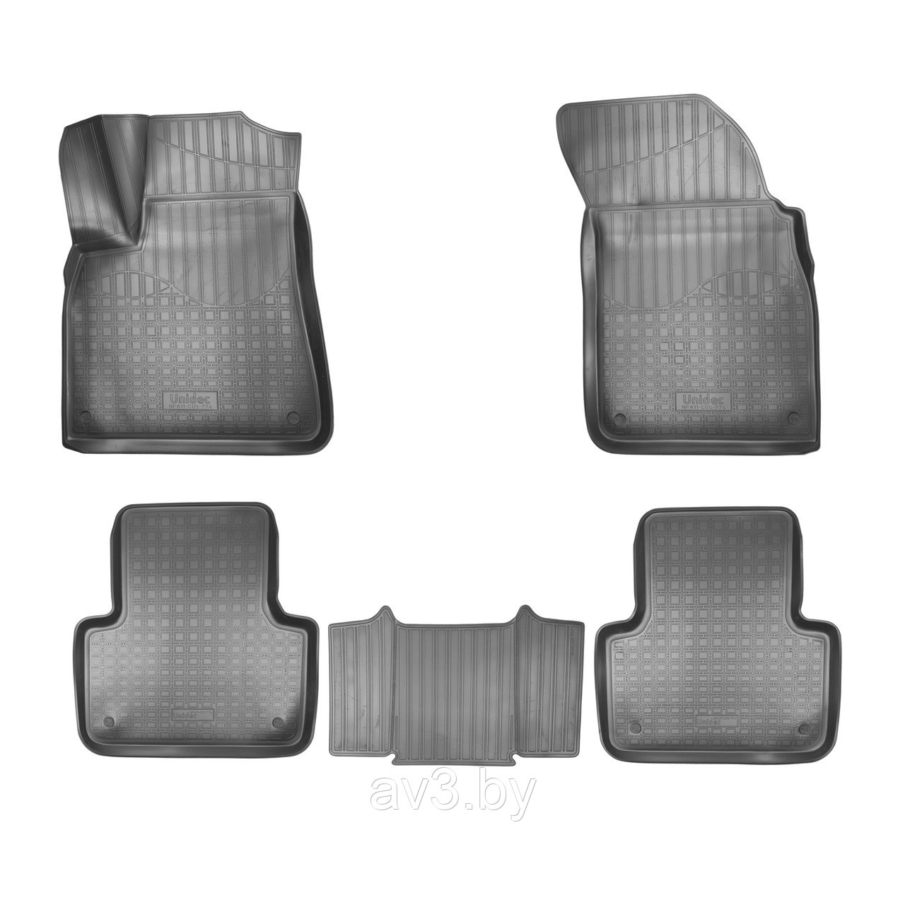 Коврики в салон Audi Q7 II (15-) 3D (5 мест) (Norplast) купить с ...