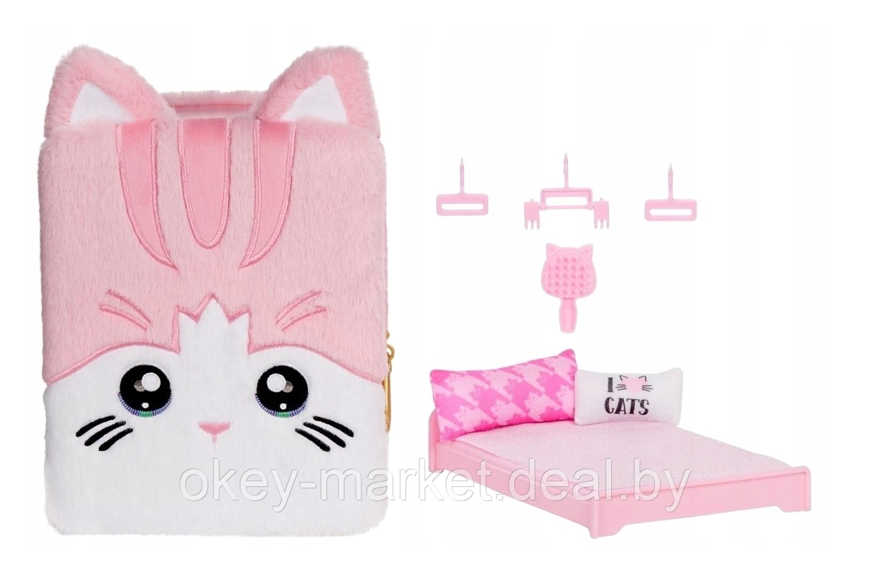 Игровой набор Рюкзак-спальня Na Na Na Surprise Backpack Bedroom Pink Kitty - фото 9 - id-p194553651