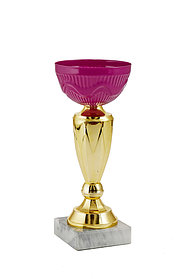 Кубок  на мраморной подставке , высота 19 см, чаша 8 см арт.366-190-80