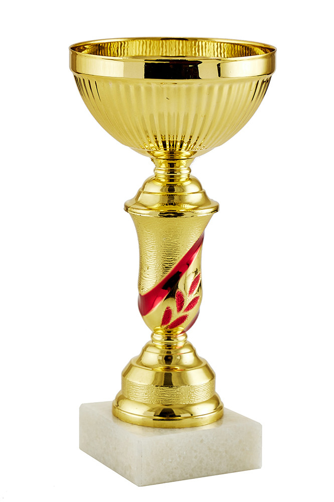 Кубок  "Восторг" на мраморной подставке , высота 17 см, чаша 8 см арт.353-170-80