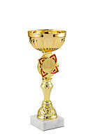Кубок "Иллюзия" на мраморной подставке , высота 20 см, чаша 8 см арт.302-200-80