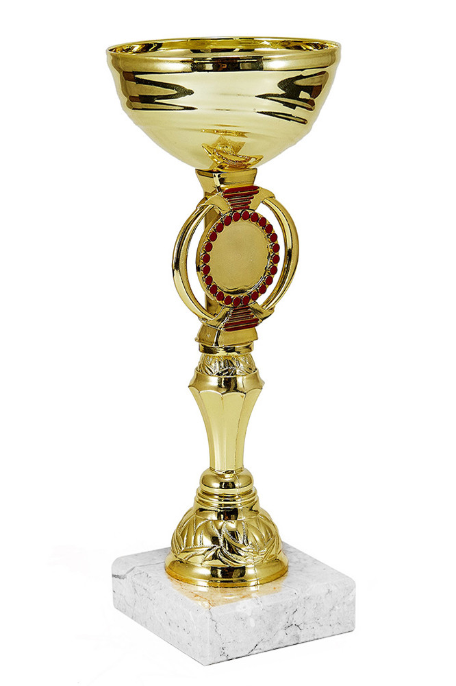 Кубок  "Импульс" на мраморной подставке , высота 21 см, чаша 8 см арт.341-210-80