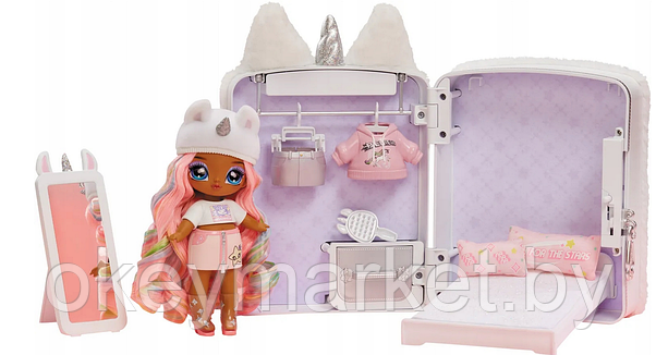 Игровой набор Na! Na! Na! Surprise Backpack Bedroom Unicorn Tiffany Sparkles 592365, фото 3