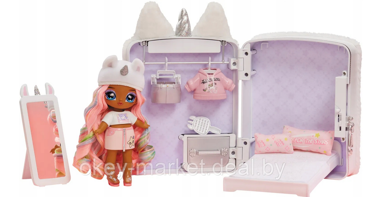 Игровой набор Na Na Na Surprise Backpack Bedroom Unicorn Playsets Tiffany Sparkles - фото 5 - id-p216946573