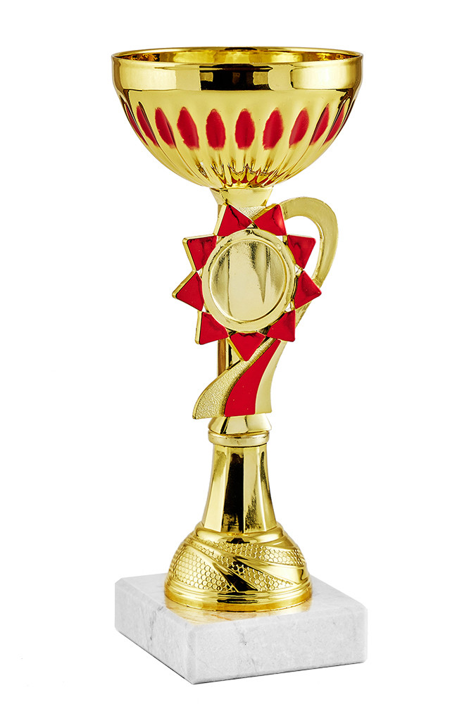 Кубок "Кремлевская звезда" на мраморной подставке , высота 20 см, чаша 8 см арт.355-200-80 - фото 1 - id-p216948514