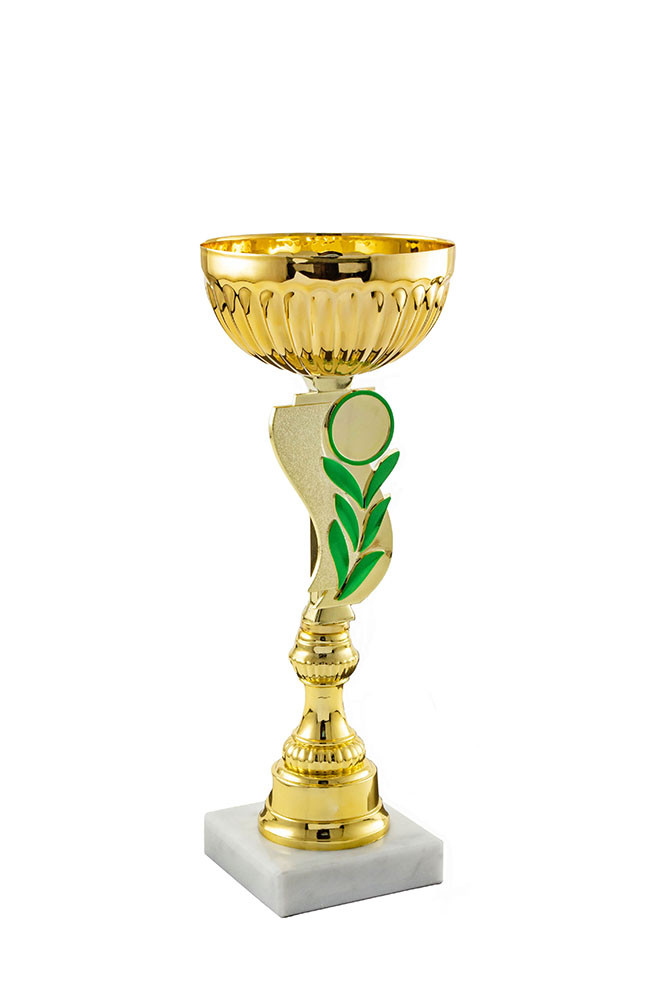Кубок "Весна" на мраморной подставке , высота 26 см, чаша 10 см арт.365-260-100 - фото 1 - id-p216948521