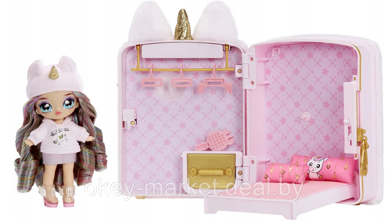 Игровой набор Na Na Na Surprise Backpack Bedroom Unicorn Playsets Britney Sparkles - фото 9 - id-p216948560