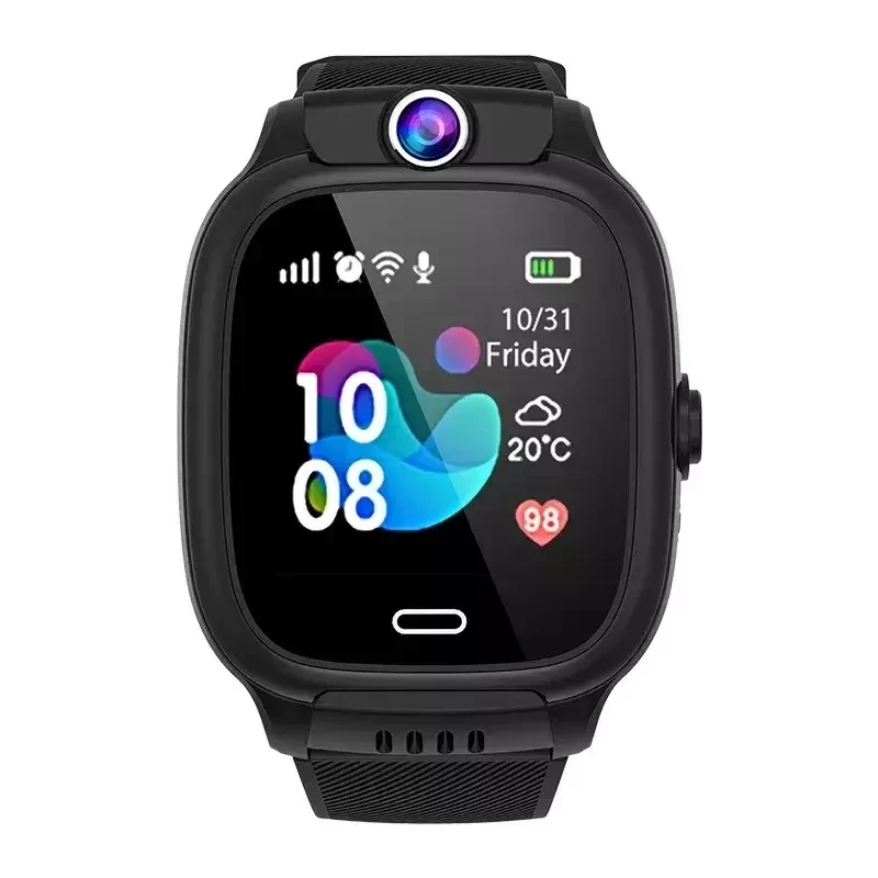 Детские умные GPS часы Smart Baby Watch Y31 / Часы детские с GPS (чёрный) - фото 1 - id-p216949167