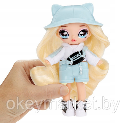 Игровой набор Na! Na! Na! Surprise Mini Backpack 3в1 - голубой рюкзак 592341, фото 3