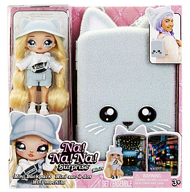 Игровой набор Na Na Na Surprise Mini Backpack 3в1 - голубой рюкзак 592341