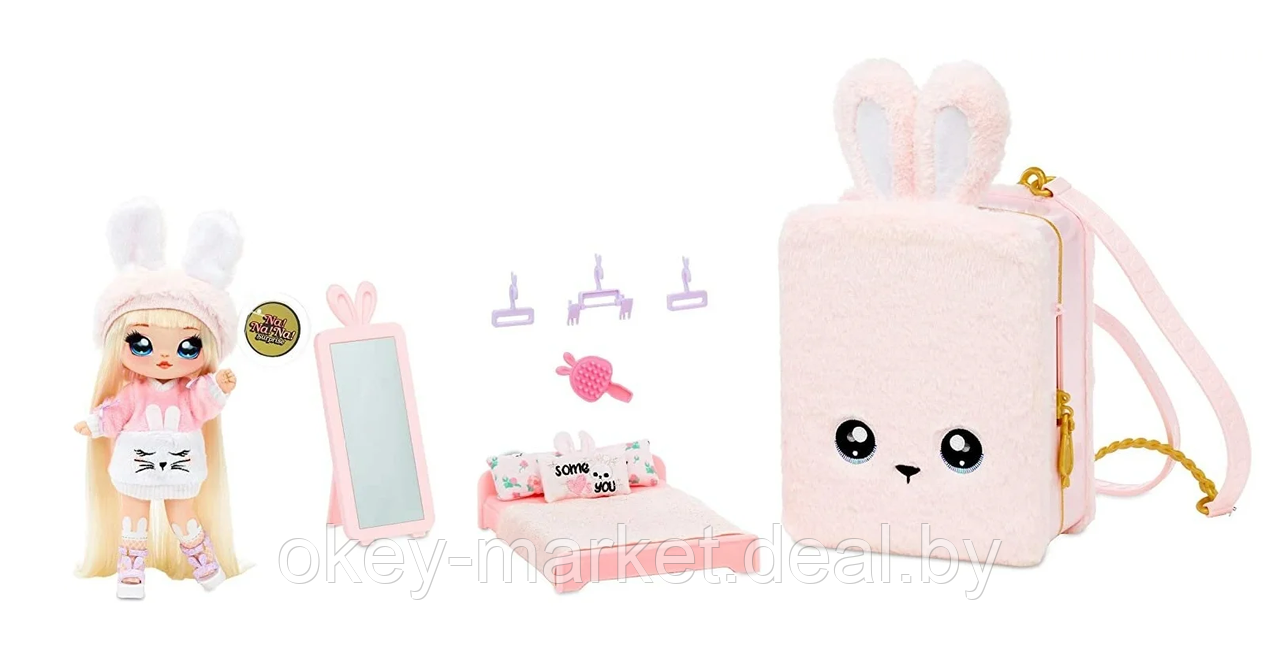 Игровой набор Na Na Na Surprise Playset Pink с куклой Обри Харт - фото 6 - id-p216950494