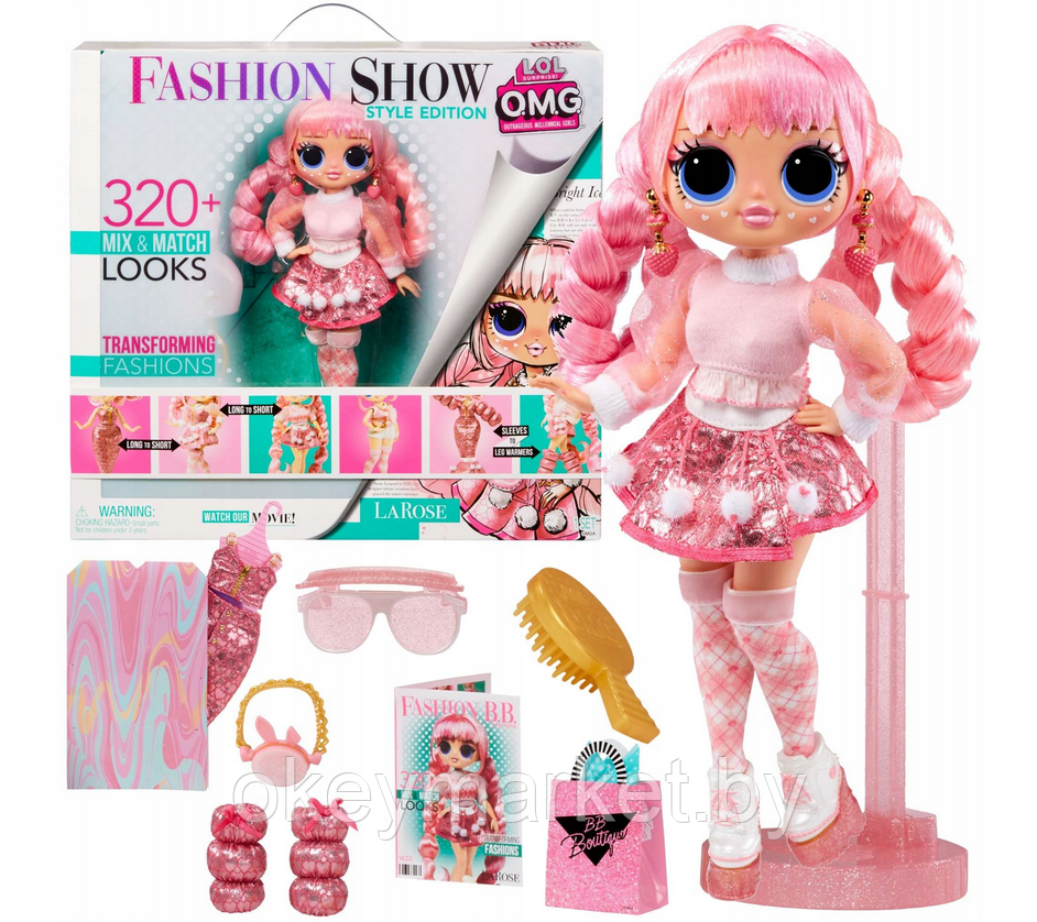 Кукла L.O.L. Surprise OMG Fashion Show La Rose 584322