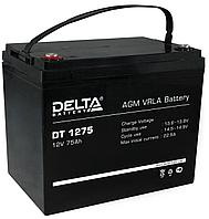 Аккумулятор 12В/75Ач для охранно-пожарных систем Delta DT 1275
