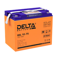 Аккумулятор для ИБП гелевый 12В/75Ач Delta GEL 12-75 срок службы 12 лет