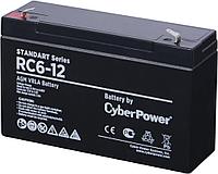 Аккумуляторная батарея SS CyberPower RC 6-12 / 6 В 12 Ач Battery CyberPower Standart series RС 6-12, voltage