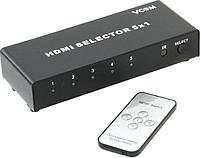 Переключатель VCOM DD435 5-port HDMI Switch (5in - 1out ver1.4) + б.п.