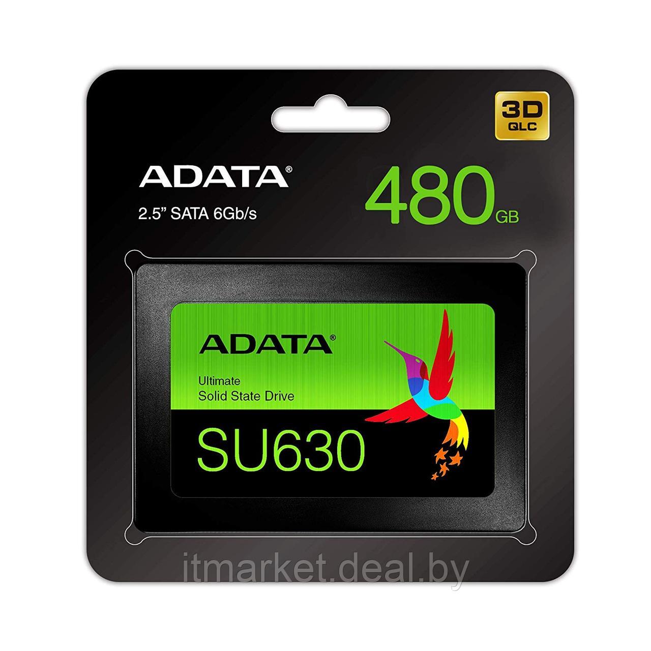 Жесткий диск SSD 480Gb ADATA ASU630SS-480GQ-R - фото 6 - id-p216984175