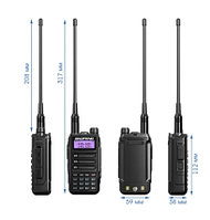 Рация Baofeng UV-16 Plus Черная (UHF/VHF)