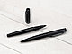 Ручка металлическая шариковая Uma VIP GUM soft-touch с зеркальной гравировкой, черный, фото 4