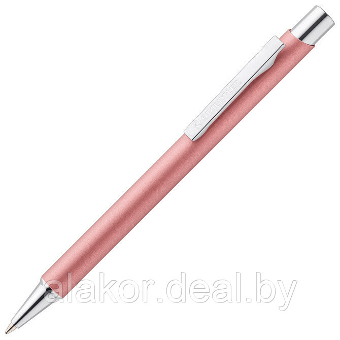Ручка шариковая автоматическая шариковая STAEDTLER elance 421 45-20, 0.5мм, синяя, корпус розовый - фото 1 - id-p217036184