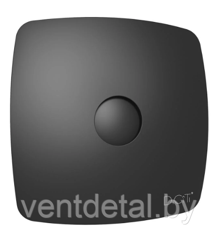 Вентилятор бытовой D98 RIO 4C Matt black DICITI + обратный клапан - фото 2 - id-p217068255