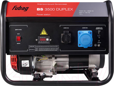 Бензиновый генератор Fubag BS 3500 Duplex / 431249 - фото 2 - id-p217022719