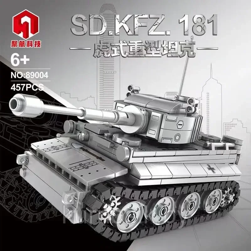 Конструктор 89004 LQS Тяжёлый танк Тигр, 457 деталей