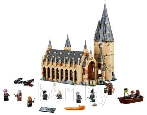 Конструктор "Гарри Поттер Большой зал Хогвартса", 924 детали, Justice Magician, аналог Lego 75954 - фото 3 - id-p217068366