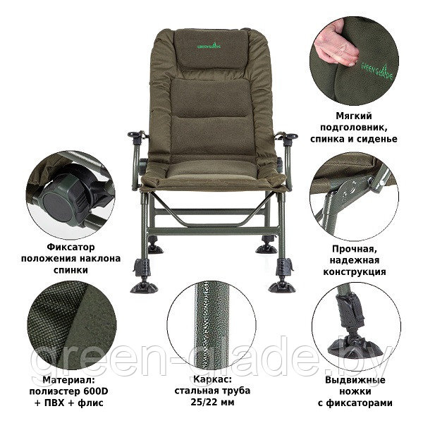 Кресло складное Green Glade M2310 - фото 5 - id-p70234293