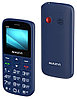 Кнопочный телефон Maxvi B100 (синий), фото 3