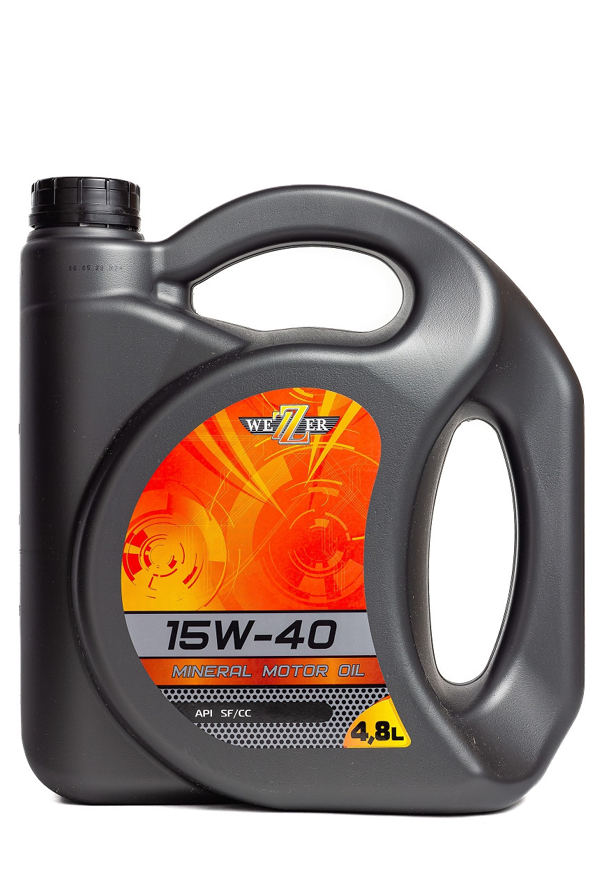 Моторное масло WEZZER 15W-40 API SF/CC 4,8л (РФ) 4632665 - фото 1 - id-p155256733