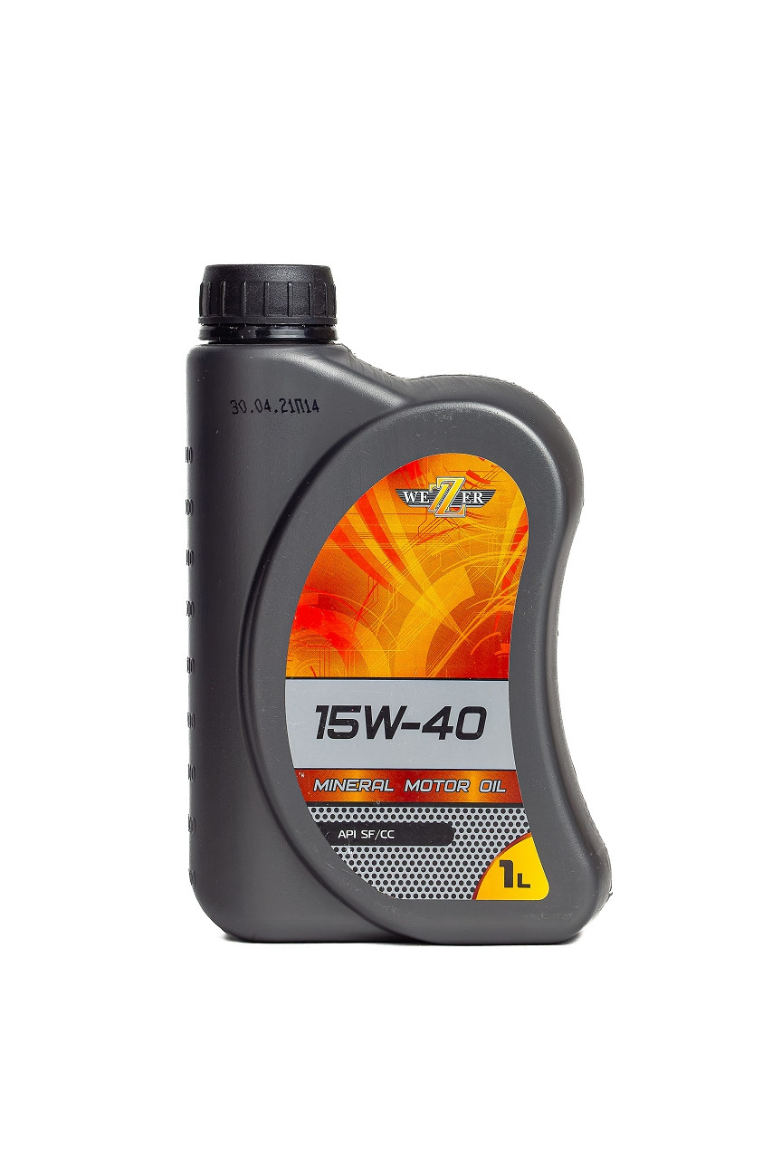 Моторное масло WEZZER 15W-40 API SF/CC 1л (РФ) 4608424 - фото 1 - id-p155255497