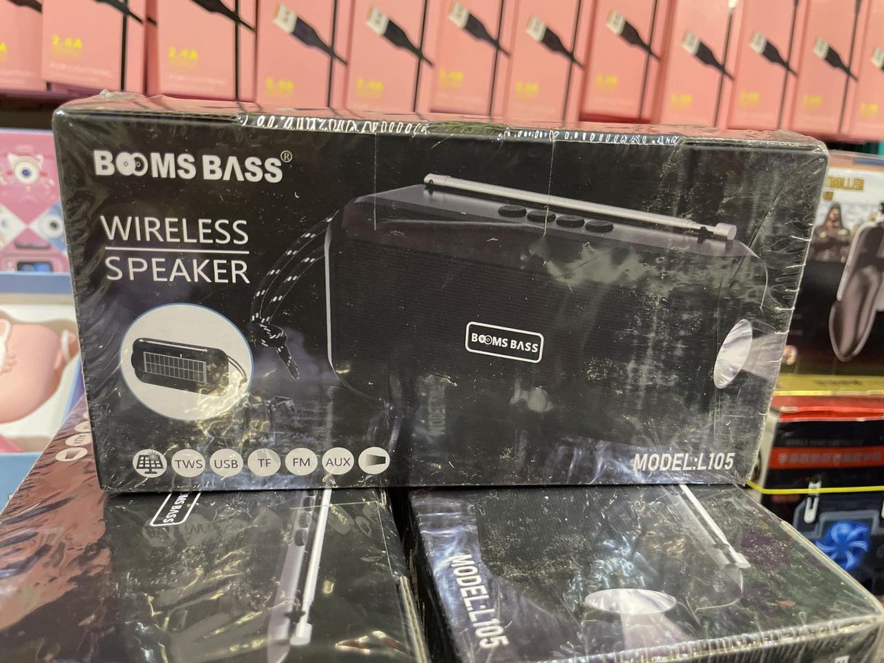 Колонка boom bass L105 с фонарем
