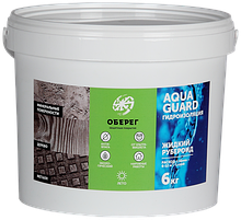 AquaGuard Жидкий рубероид гидроизоляционный черный 6 кг