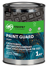 PaintGuard Грунтовка антикоррозийная ГФ-021 серая 1 кг