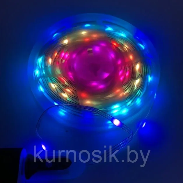 Светодиодная лента USB Fairy String Light 5 В, 10 метров, с пультом, многоцветная - фото 8 - id-p217102450