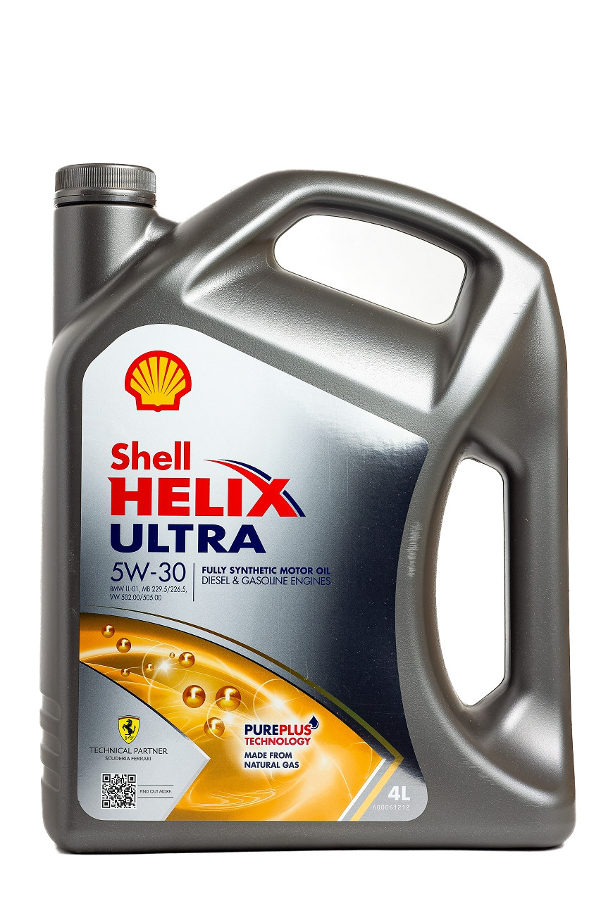 Моторное масло Shell Helix Ultra 5W-30 4л 550046267 - фото 1 - id-p217166868