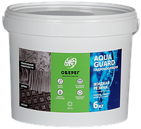 AquaGuard Жидкая резина гидроизоляционная черная 6 кг