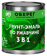 PaintGuard Грунт-эмаль по ржавчине 3в1 белая 2,7 кг