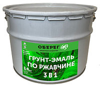 PaintGuard Грунт-эмаль по ржавчине 3в1 белая 14 кг