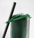 Столб пластиковый для заборной сетки ЗС-1,2м д-40мм зеленый h-1,2м, фото 2